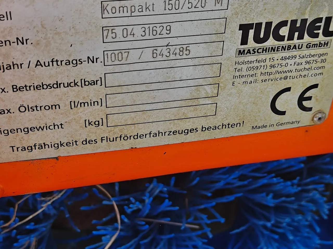 Billede 5 - Tuchel Kompakt 150/520 M