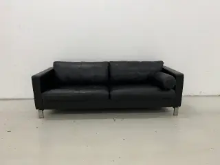 Mogens Hansen MH321 3 Pers.Sofa i sort premium.