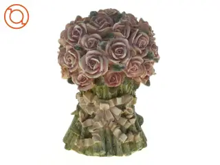 Rose blomster buket dekoration figur (str. 15 x 11 cm)