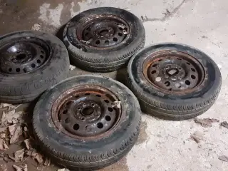 13" hjul + et ekstra dæk