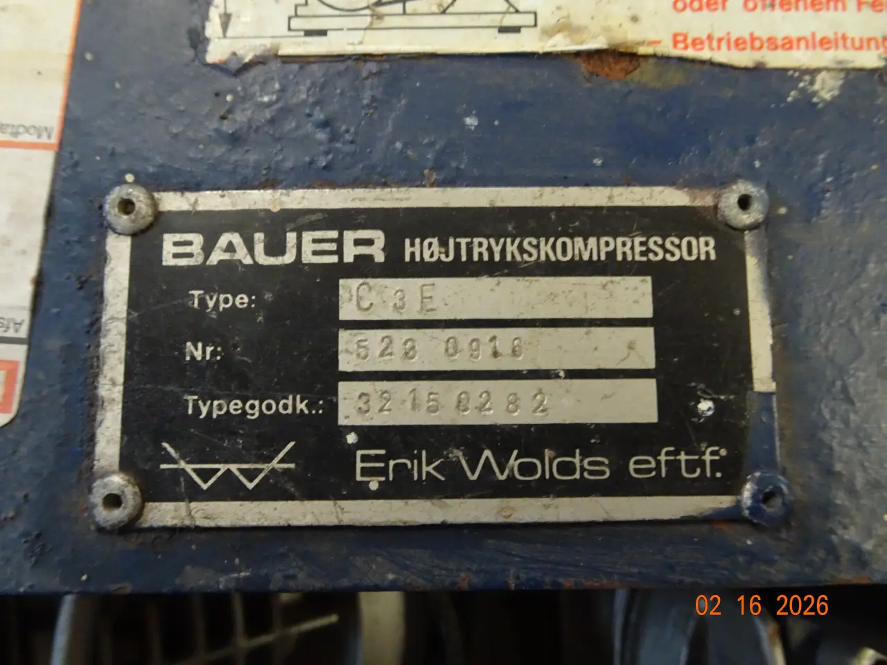 Billede 6 - Baur højtykskompressor til fyldning af dykkerflask