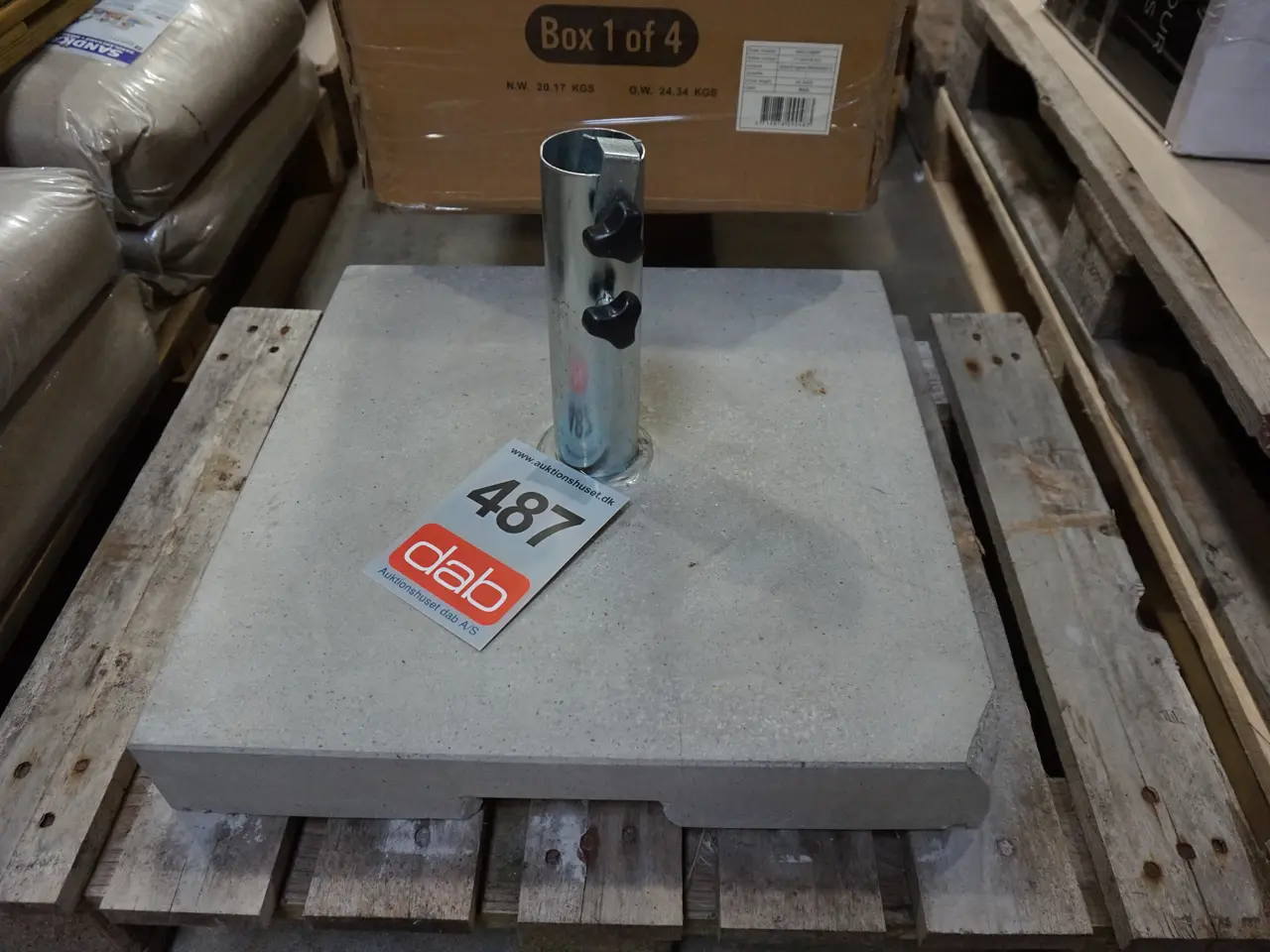 Billede 2 - Boa Vista parasolfod beton 40kg