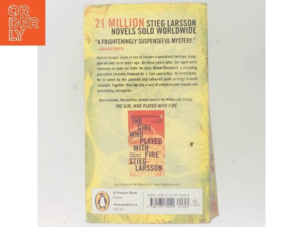 Billede 3 - The Girl with the Dragon Tattoo af Stieg Larsson (Bog)