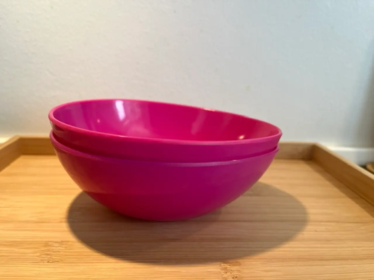Billede 2 - Smukke pink melaminskåle fra Søstrene Grene