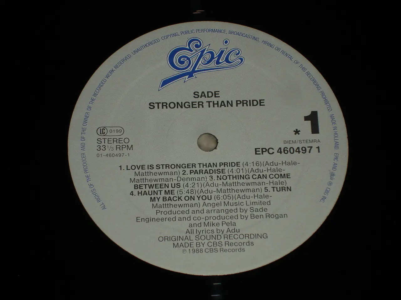 Billede 4 - (Sender gerne) Sade – Stronger Than Pride