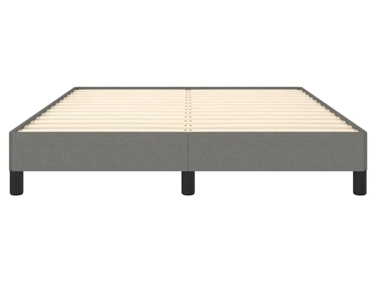 Billede 5 - Sengeramme uden madras 140x200 cm stof mørkegrå