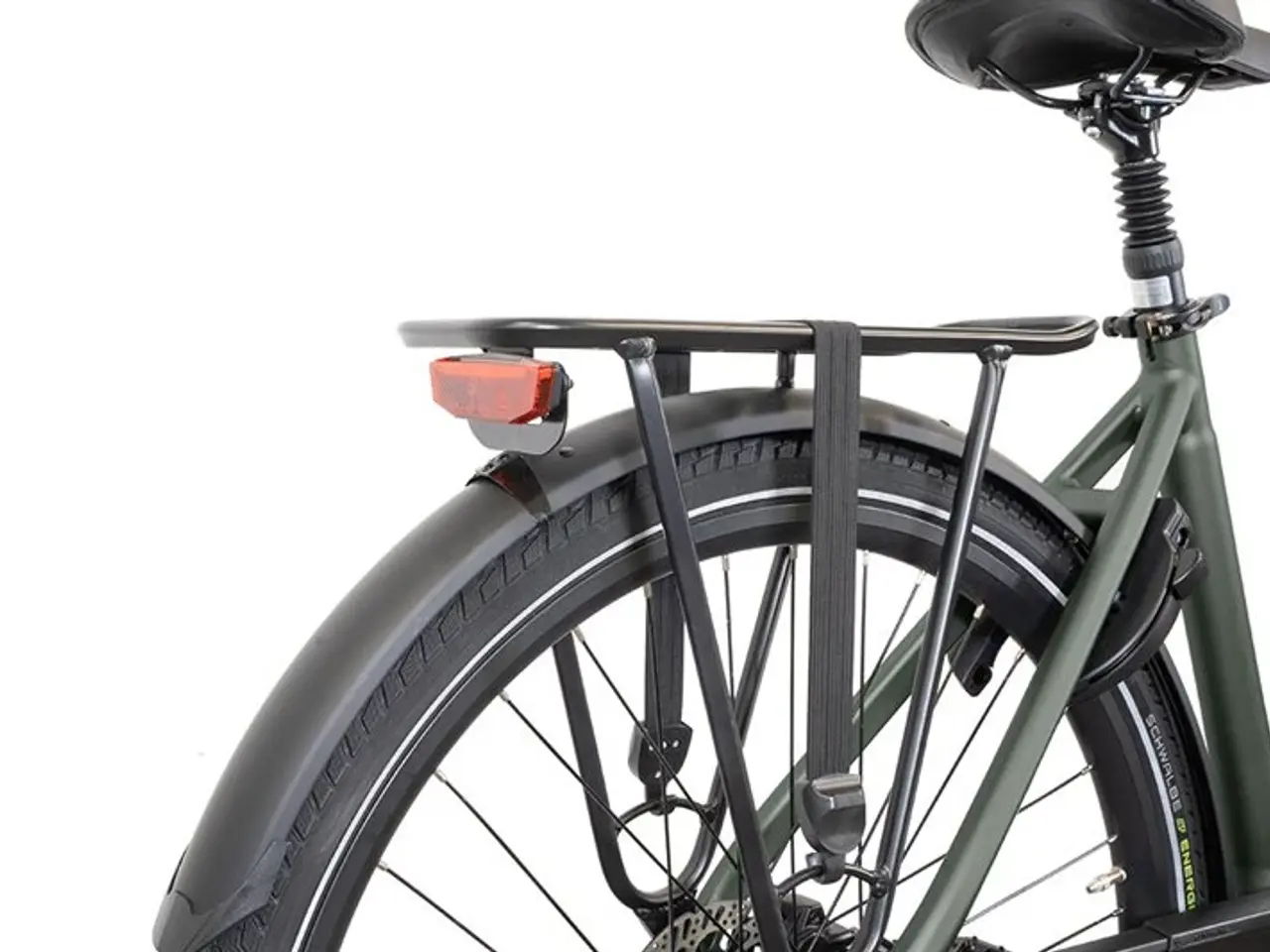 Billede 4 - Lindebjerg 28'' Elcykel Center Royal - Mat grøn
