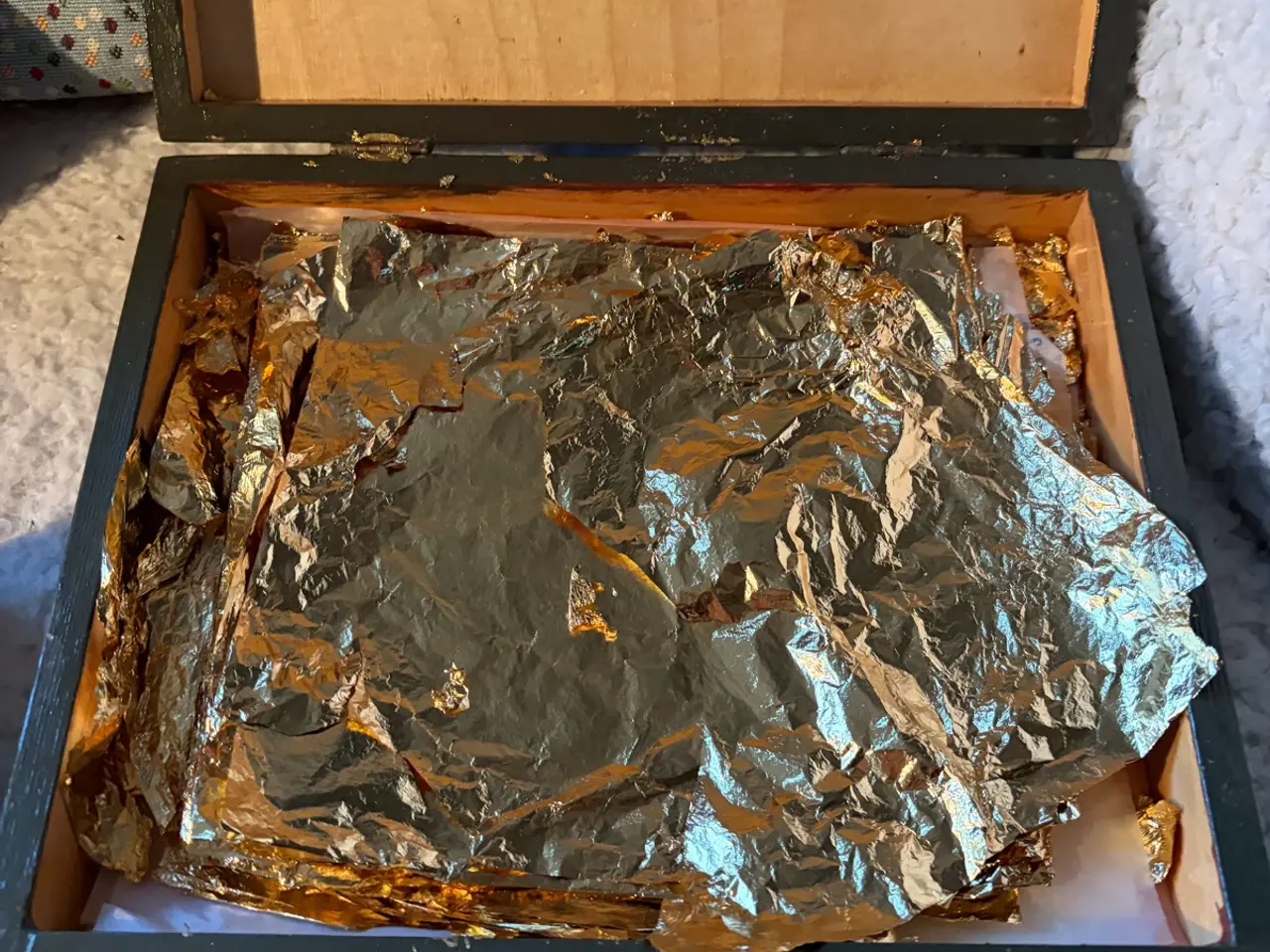 Billede 2 - Bladguld ca. 30 ark