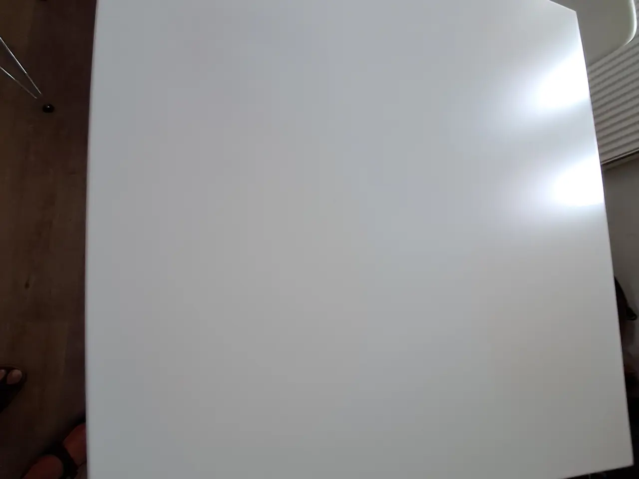 Billede 1 - Hvid Spisebord 200cm + 2 tillægsplader.