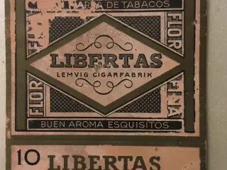 Libertas Lemvig Cigar æske omslag