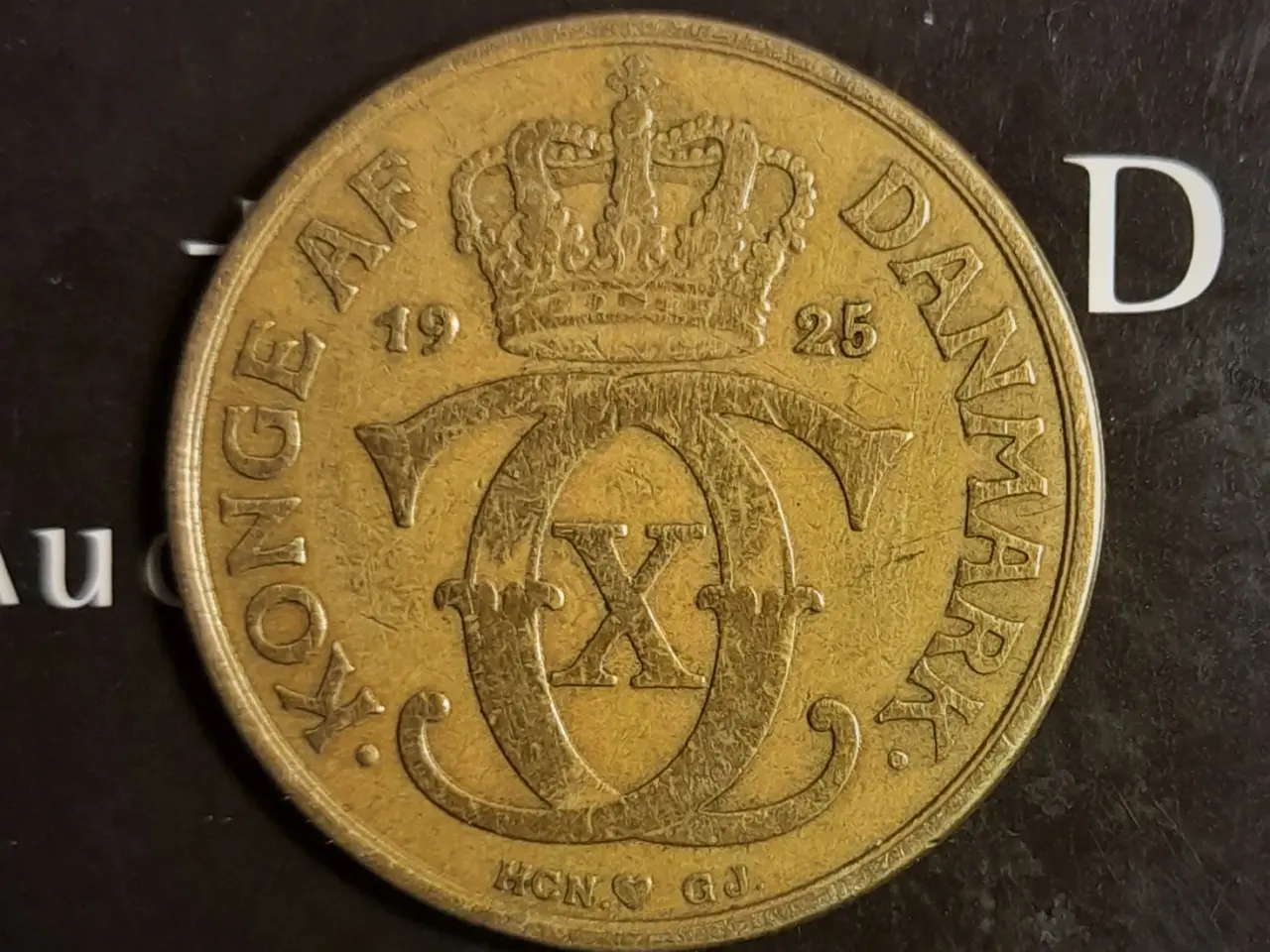 Billede 1 - 2 KR KRONE 1925 CHRISTIAN X