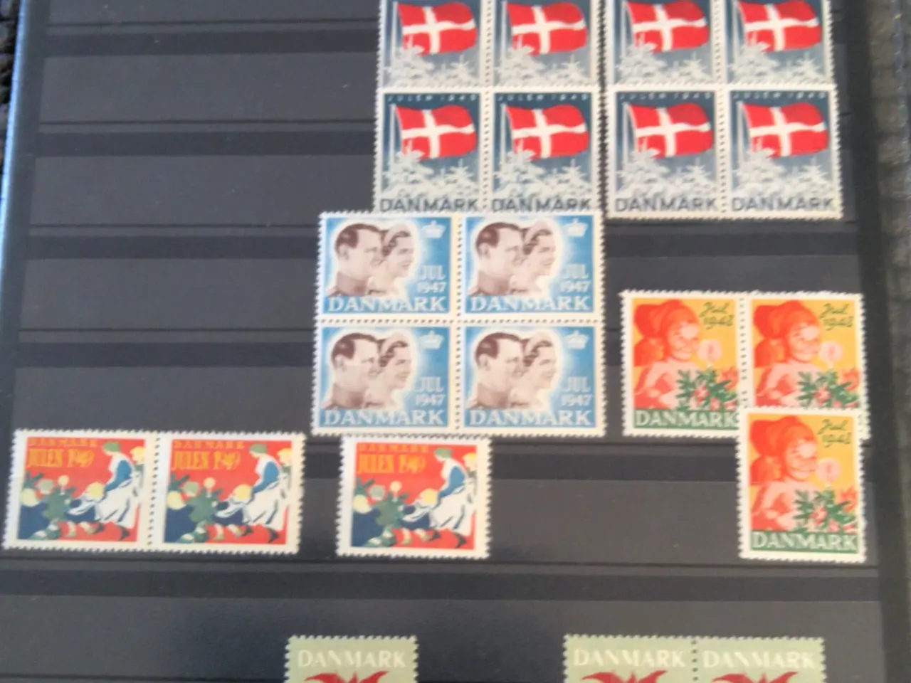 Billede 4 - Danske julemærker fra 1907 til 1950 pris fra