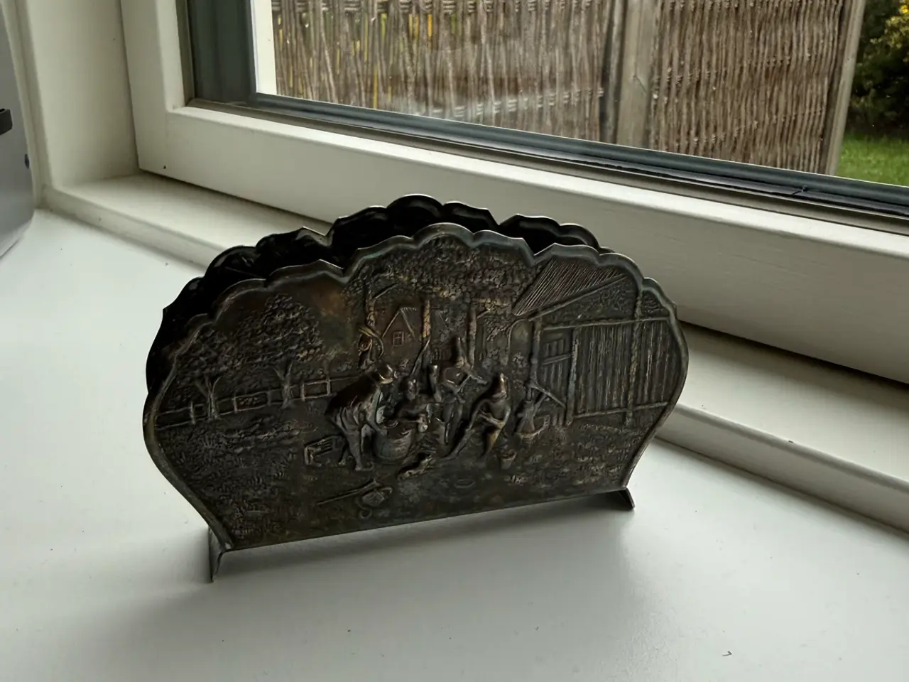 Billede 5 - Vintage Hans Jensen Danish Metal Napkin Holder – R