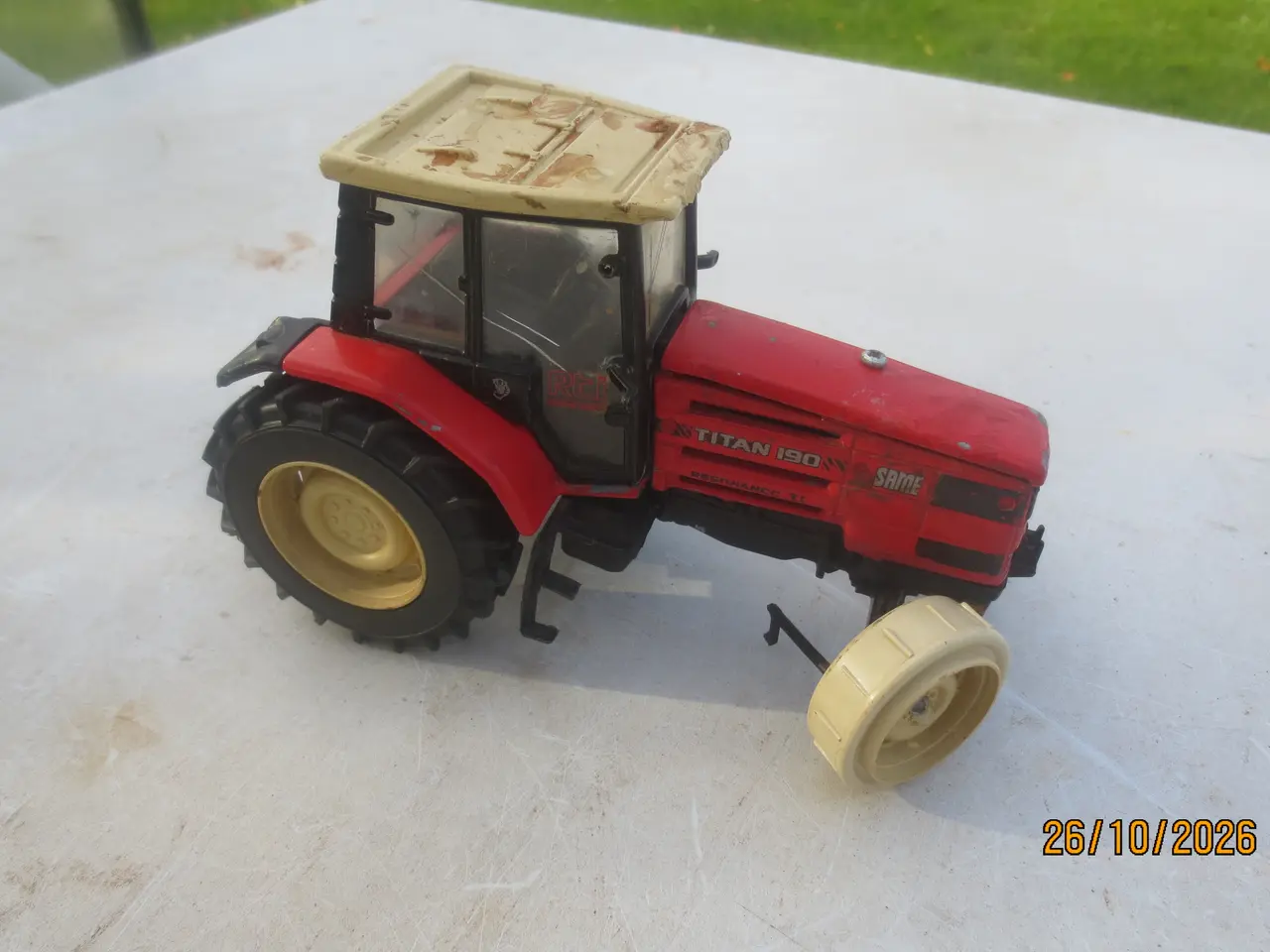 Billede 1 - 1 stk Modeltraktor Same Titan 190