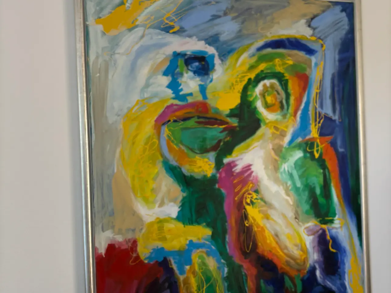 Billede 2 - Hanne Kjær maleri “På frier fødder” 201