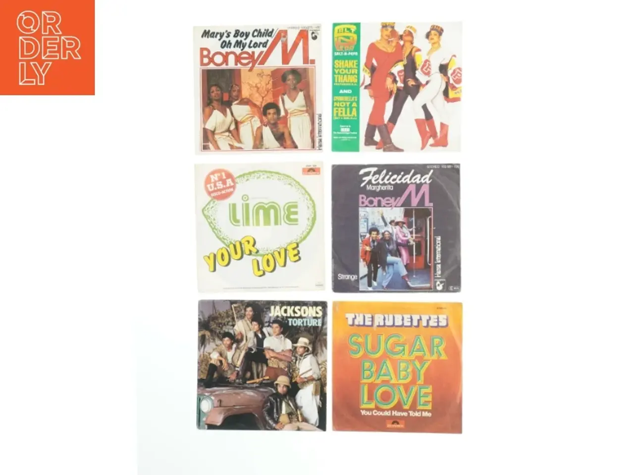 Billede 1 - Samling af 7” vinylsingler (str. Ø. 17,5 cm)