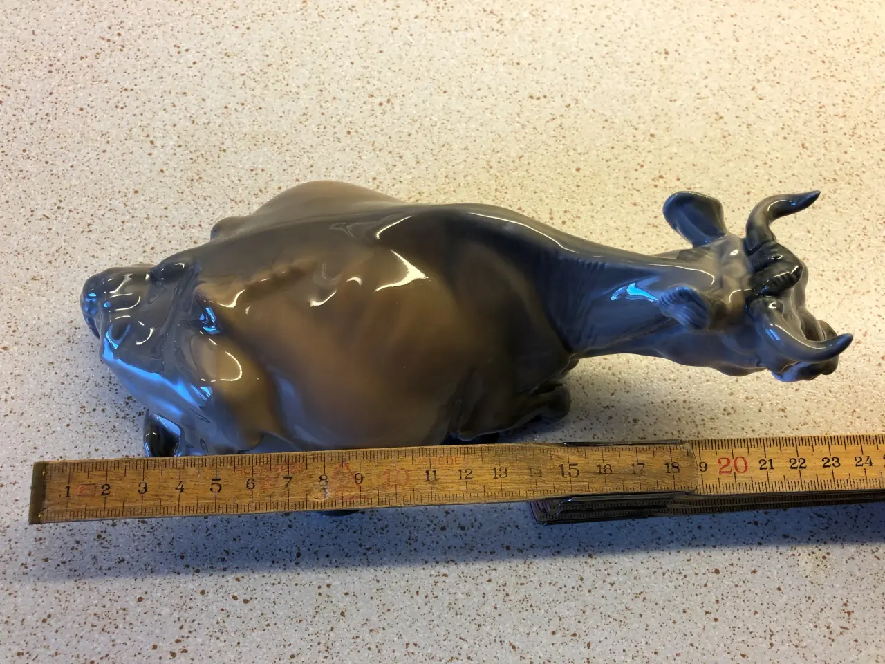 Billede 5 - Figur Liggende Ko (Royal Copenhagen)