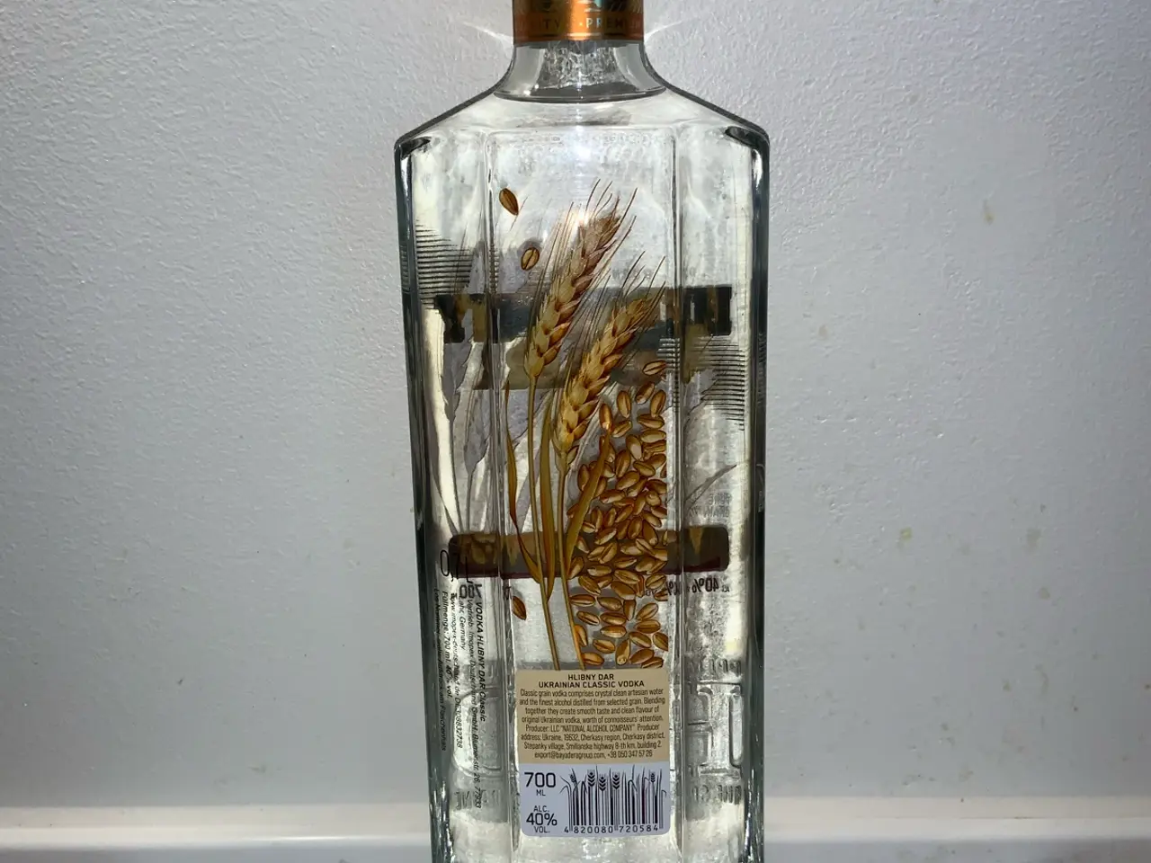 Billede 2 - Hlibny Dar Classic ukrainsk vodka på 700 ml., 40%