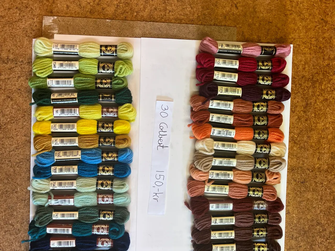 Billede 1 - Coltber DMC ZEPHYRGARN 30 stk