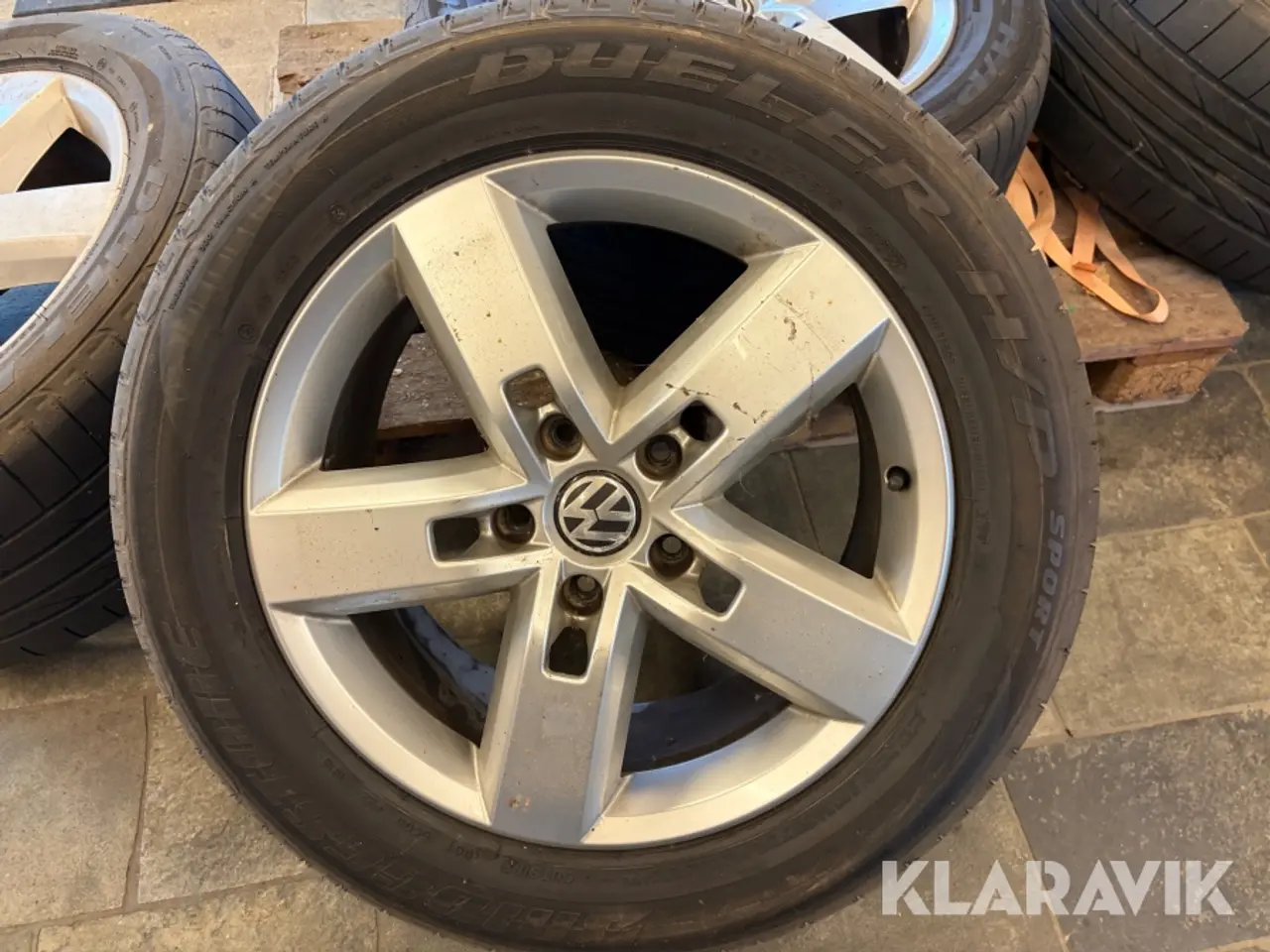 Billede 4 - Alufælge med vinterdæk Bridgestone Dueller H/P - 4 styk