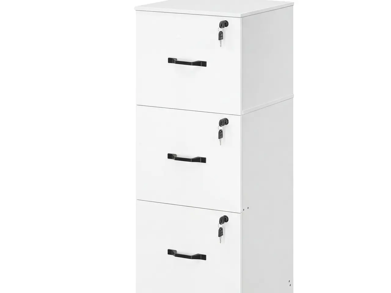 Billede 1 - Arkivskab med 3 låsbare skuffer - Cloud White