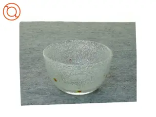 Skål i glas (str. 12 x 7 cm)