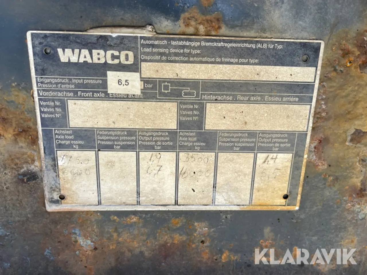 Billede 10 - Overførselsanhænger Wabco 3-akslet