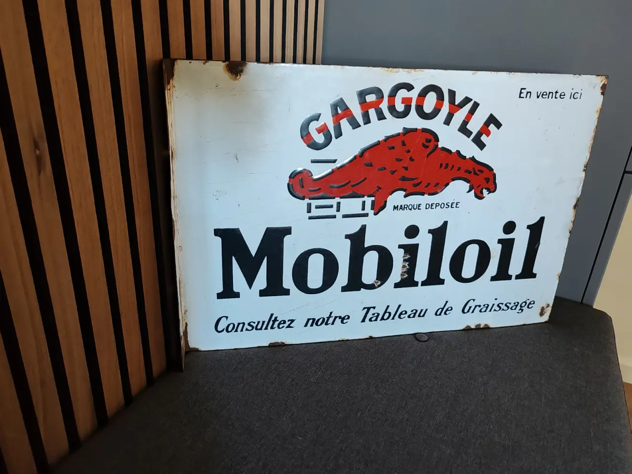 Billede 7 - Mobiloil emaljeskilt