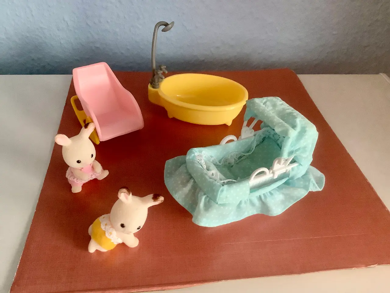 Billede 1 - Sylvanian families schokoladekanin tvillinger.