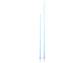 Trec pole hvid 1,75cm u spyd