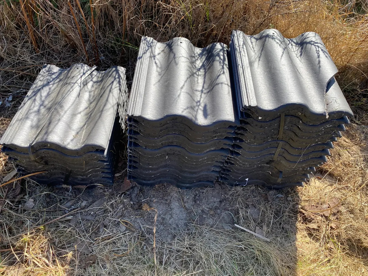 Billede 1 - Cementtagsten ubrugte