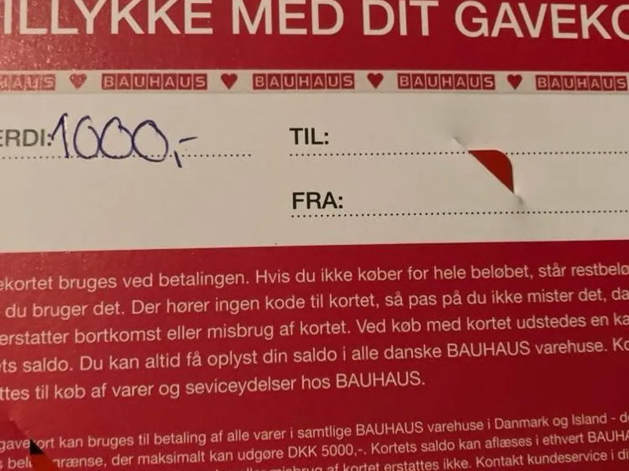 Billede 2 - Gavekort