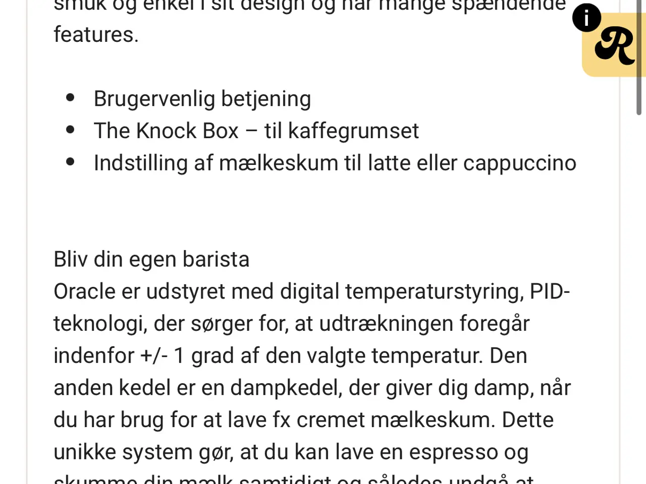 Billede 6 - Sage - The Oracle Espressomaskine