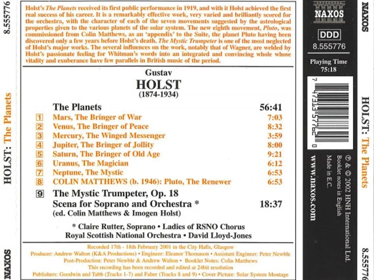 Billede 3 - Holst* – The Planets • The Mystic Trumpeter – CD