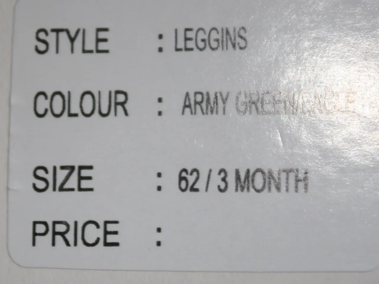Billede 7 - Leggins str. 62 og 68