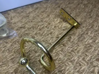 Gardinholdere i messing 4 stk