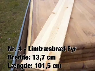 Smalle limtræsbrædder 100 cm billig