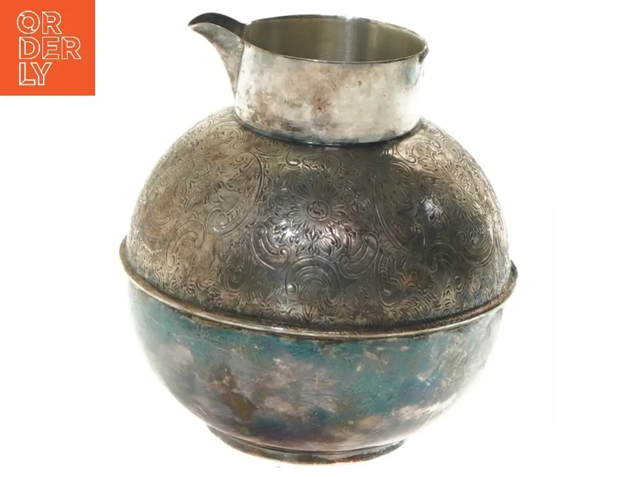 Billede 5 - Antik dekoreret kande (str. 18x13 cm)