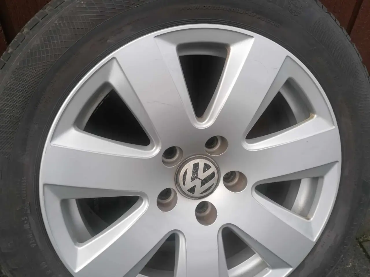 Billede 3 - Vw fælge 16" 5x112 m. Vinterdæk