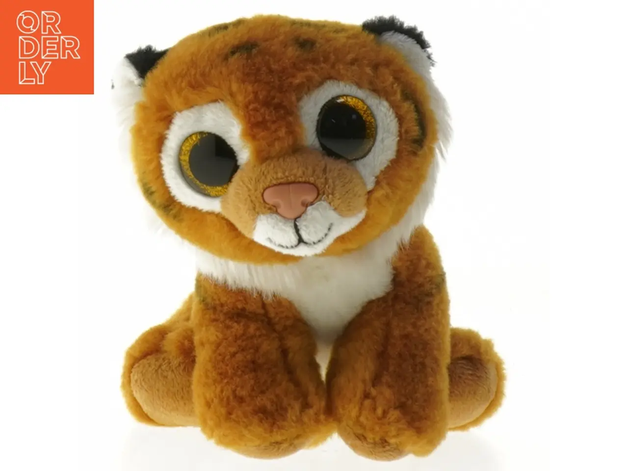 Billede 1 - Plys tigerbamse (str. 16x10 cm)