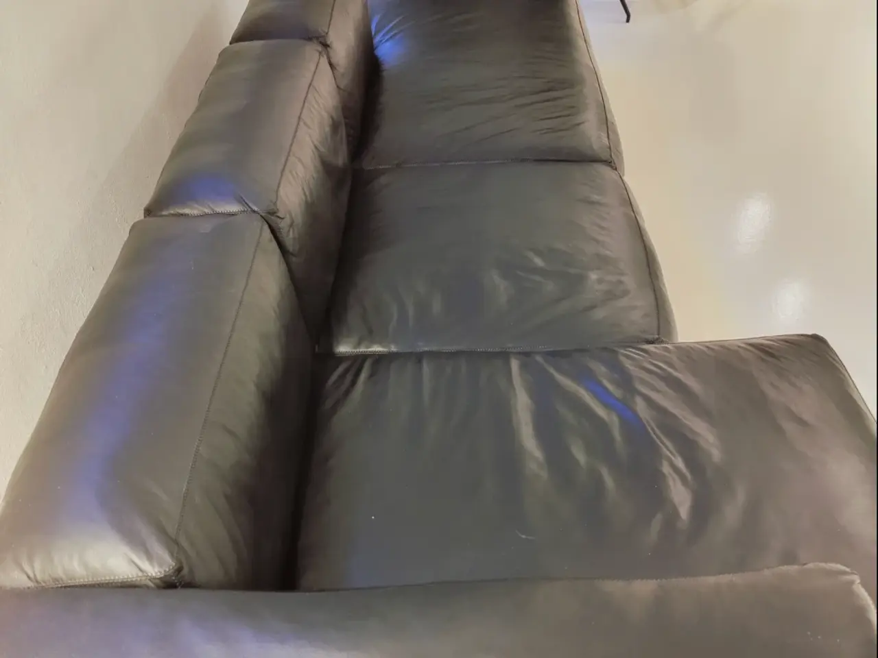 Billede 2 - Smuk kvalitet lædersofa. Gratis levering