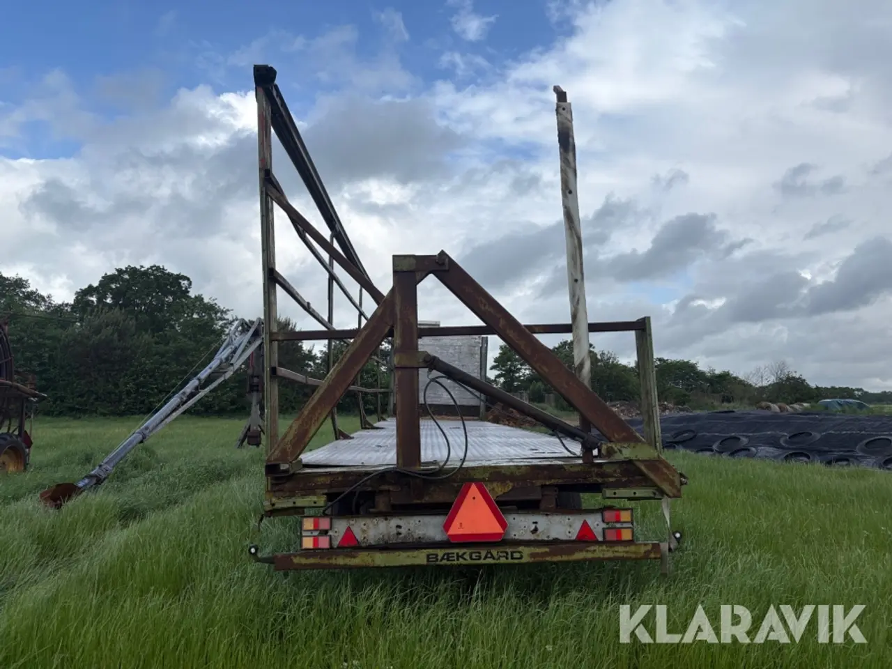 Billede 5 - Halmvogn med hydraulisk opklap