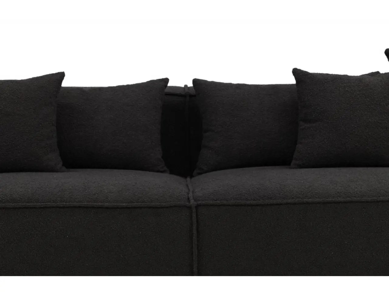 Billede 5 - Gillholmen 3 personers Sofa  - Sort stof