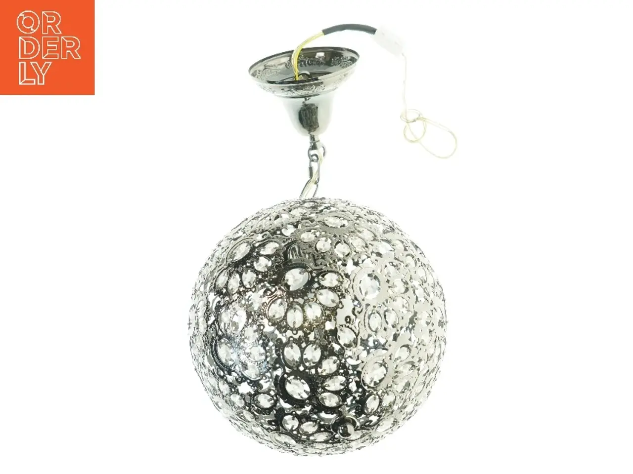 Billede 1 - Krystal loftlampe (str. Ø. 30 cm)