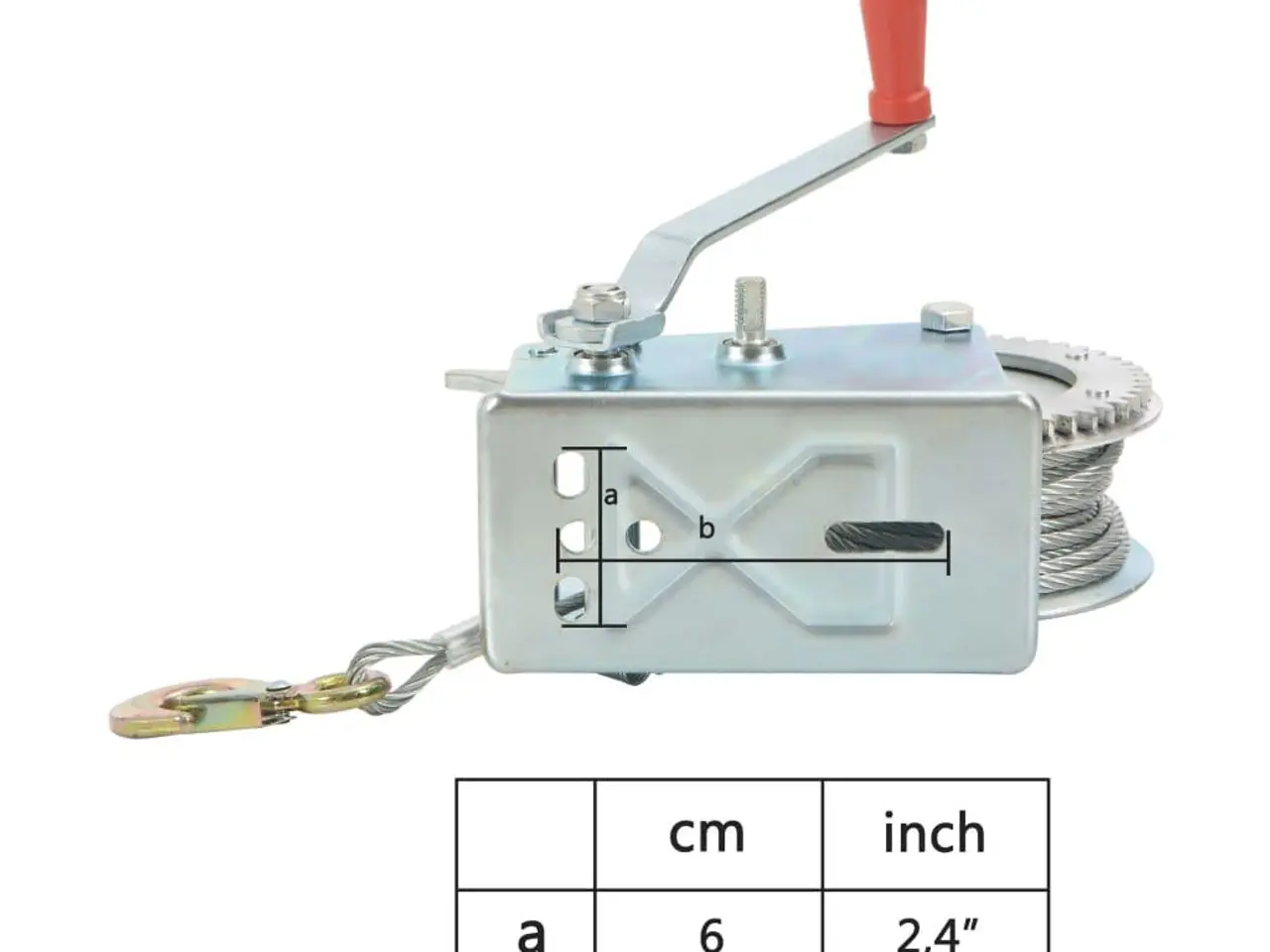 Billede 7 - Håndspil 1360 kg med 10 m kabel