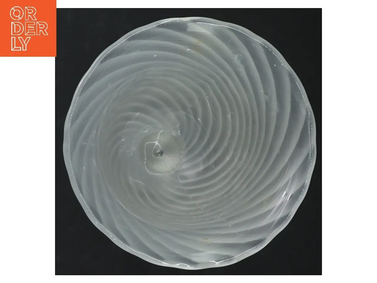 Billede 2 - Mælkehvidt glasvase (str. H. 23 cm)