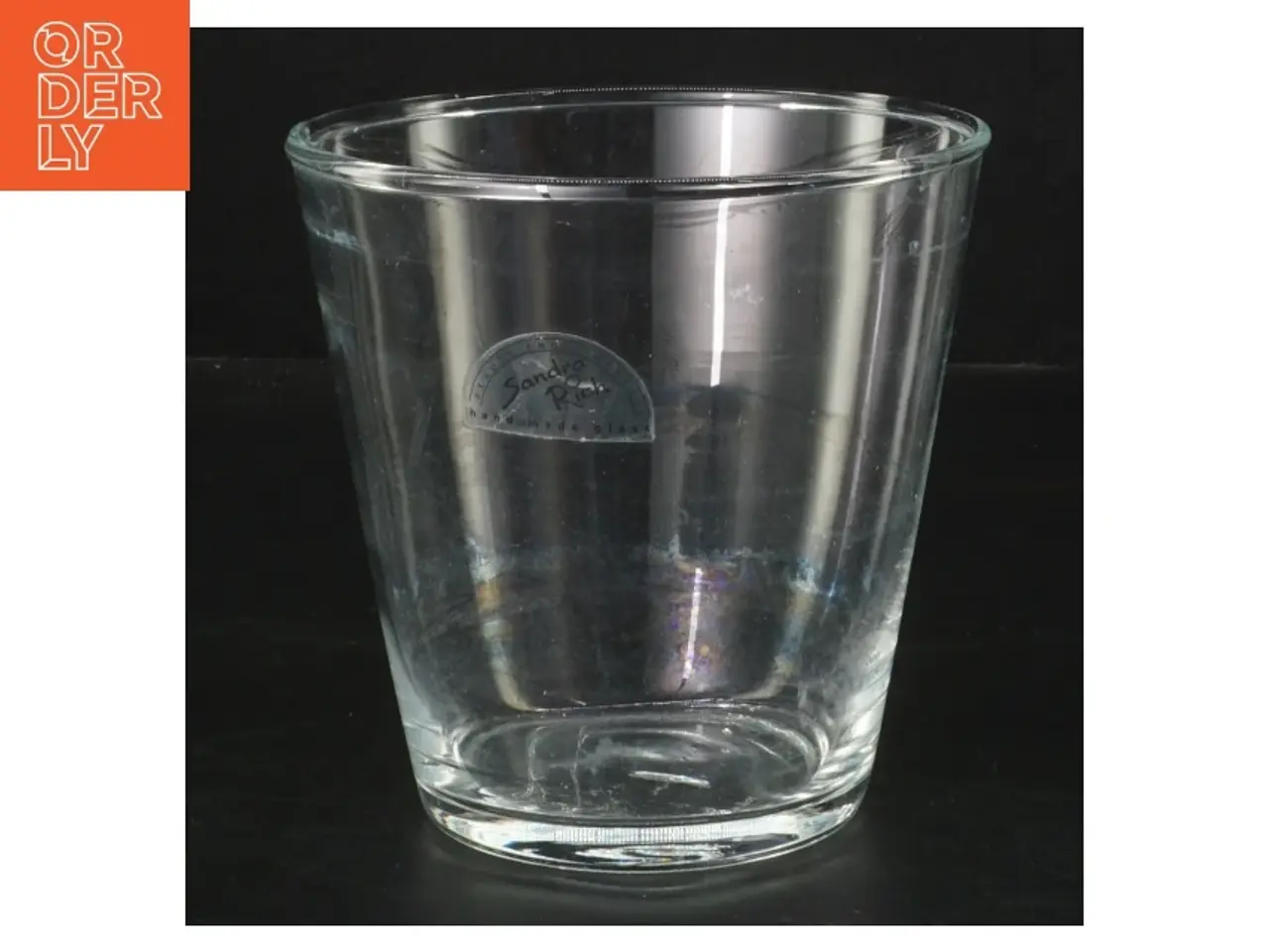 Billede 1 - Glas vase fra Sandra Rich (str. Ø 11,5 cm længde 11,5 cm)