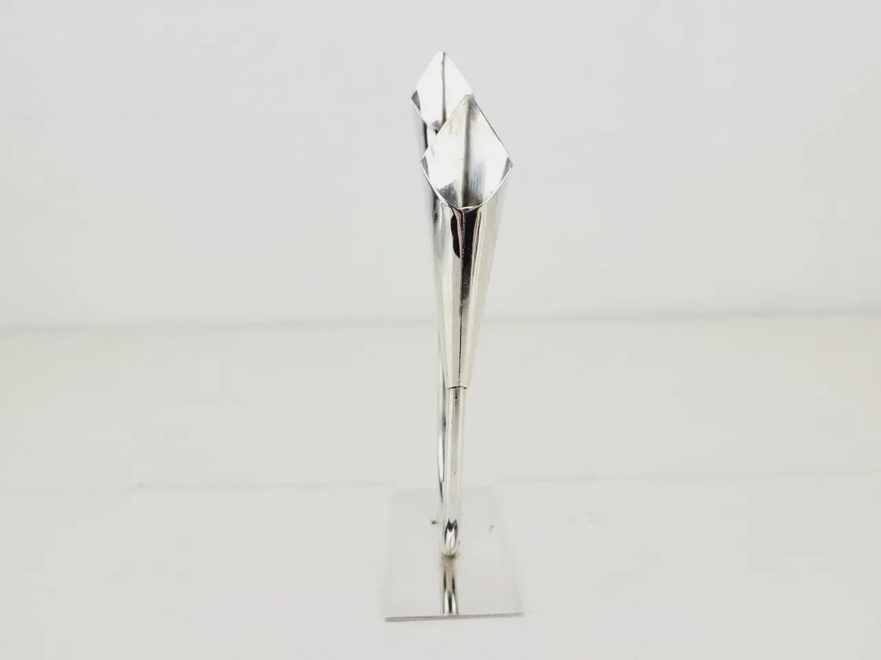 Billede 2 - Sølvplettet stage i Tulip Flower stil