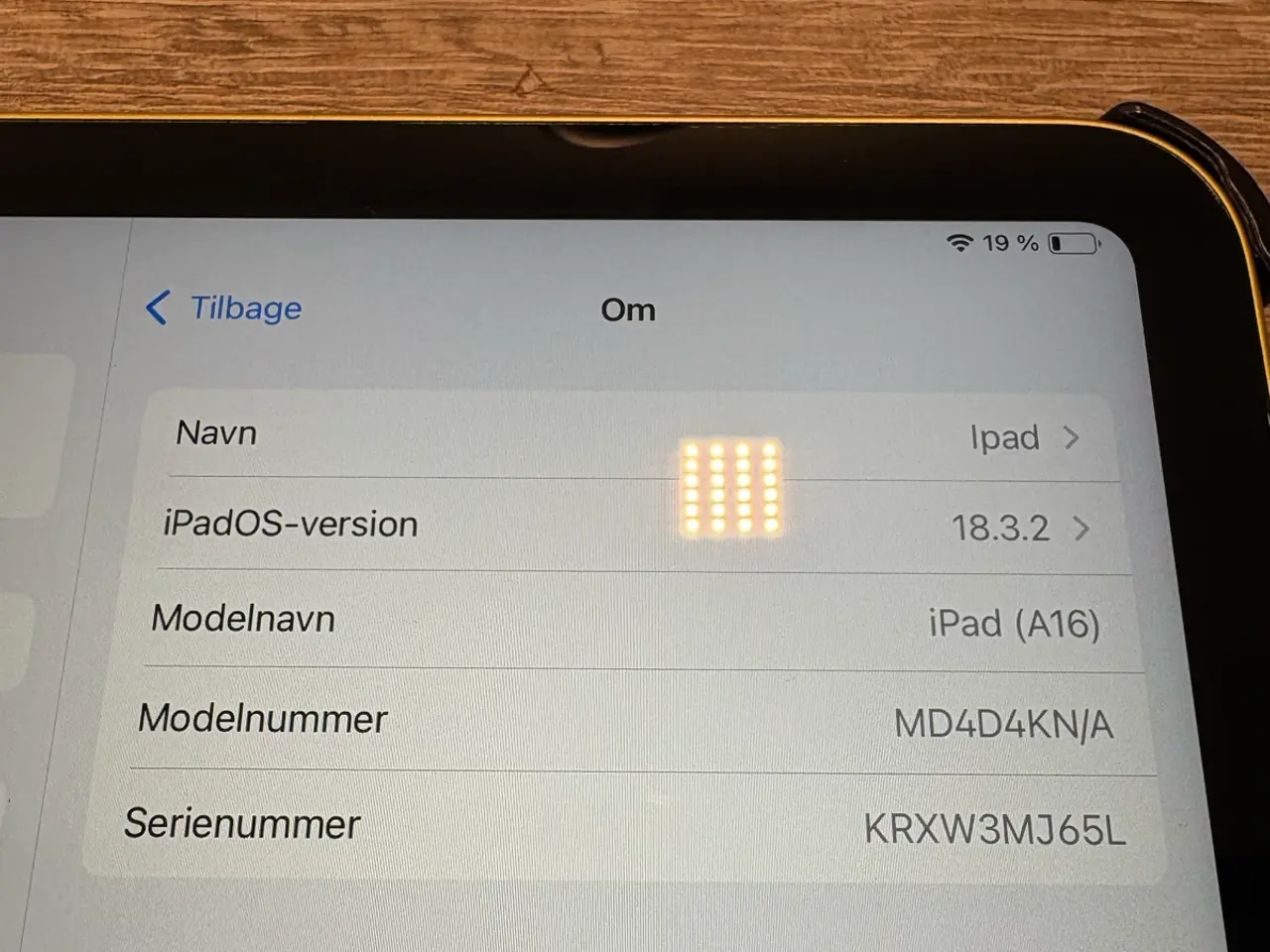 Billede 5 - Apple iPad A16 128 GB – gul – 100 % batteri – inkl