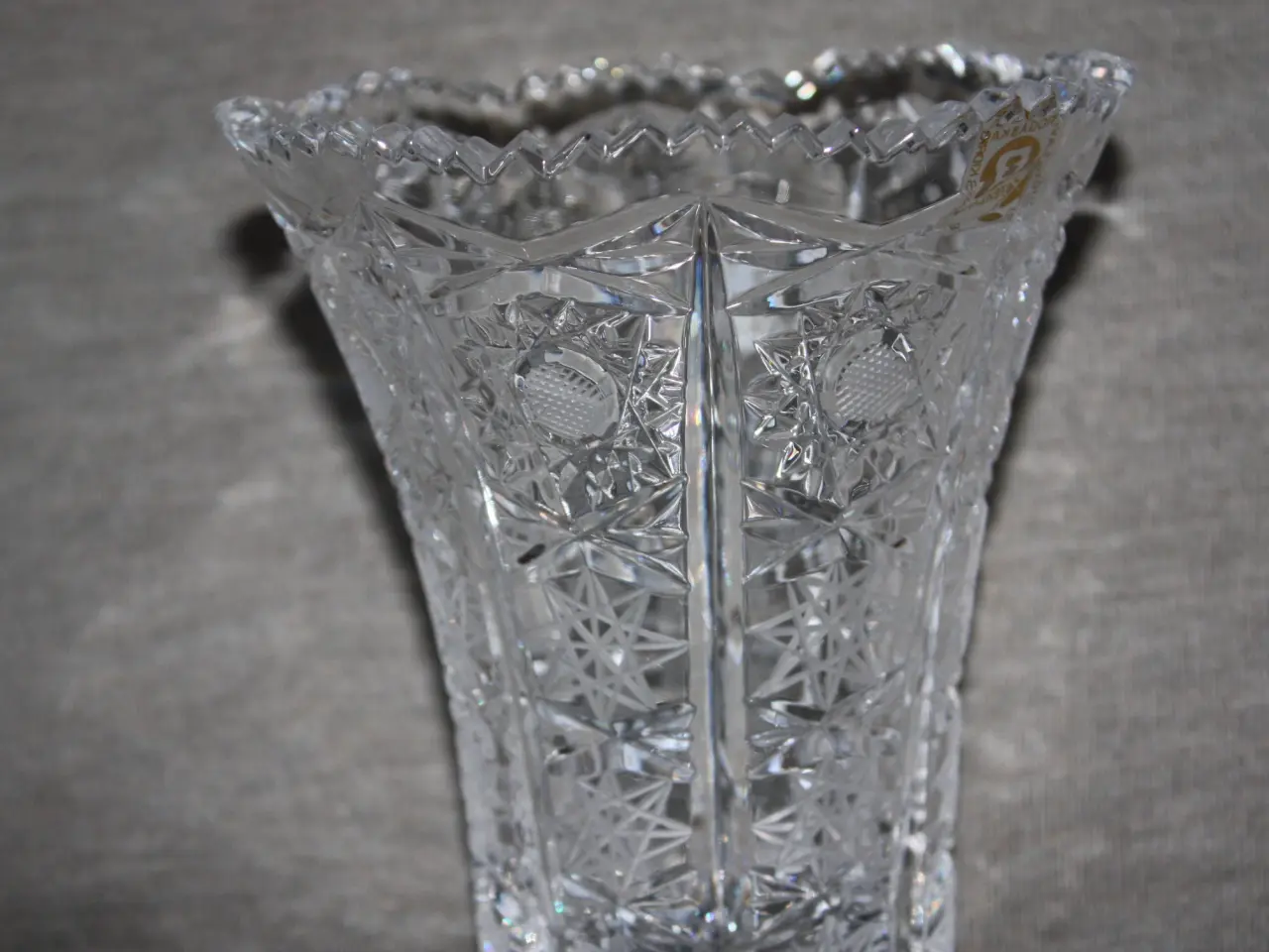 Billede 2 - Rogaska krystal vase højde 15 cm med 1 fejl